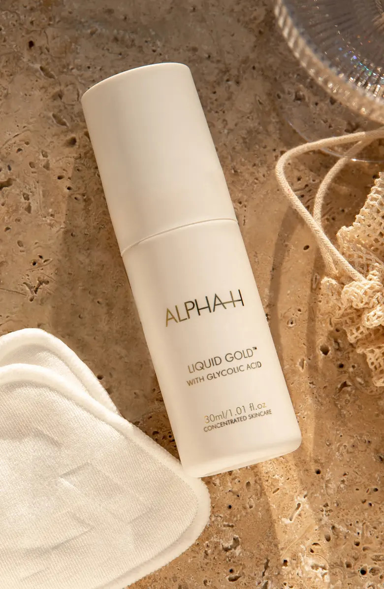 Liquid Gold™ Exfoliating Treatment Mini & Cotton Pads Travel Set | Nordstrom