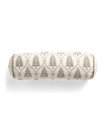 20x7 Fairhaven Tree Ogee Bolster Pillow | TJ Maxx