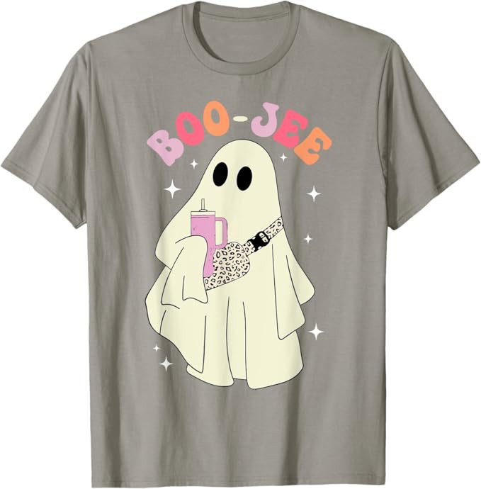 Spooky Season Cute Ghost Halloween Costume Boujee Boo-Jee T-Shirt | Amazon (US)