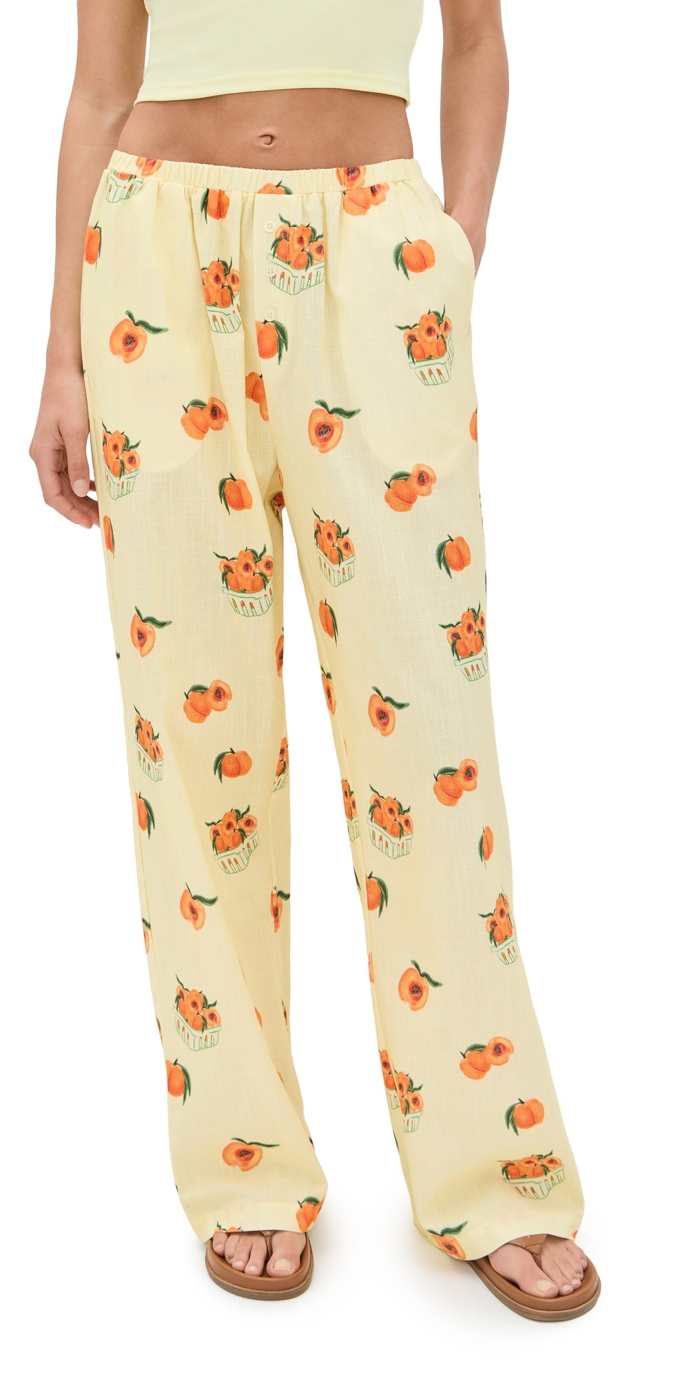 Bailey Rose Long Pants Lemon L | Shopbop