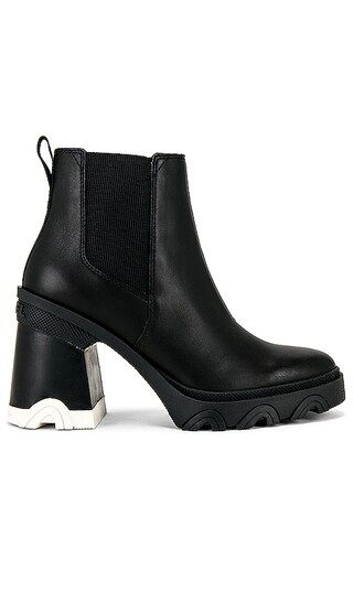 Sorel Brex Heel Chelsea Boot in Black. - size 6 (also in 7, 8, 8.5, 9) | Revolve Clothing (Global)