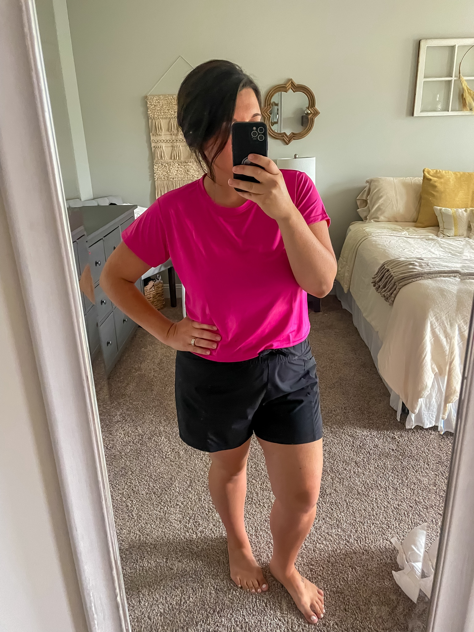 Summer fit + breastfeeding friendly 🩷

#breastfeedingfriendlytop #casualwomenssummeroutfits