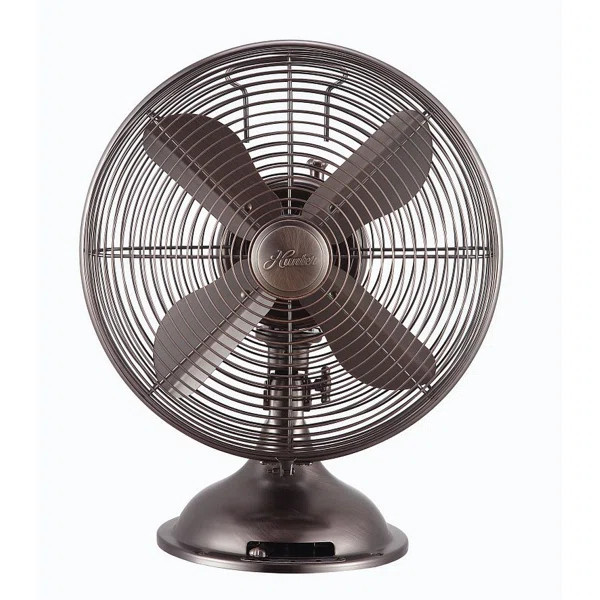 Hunter Home Comfort Retro 17.6" Oscillating Table Fan | Wayfair North America