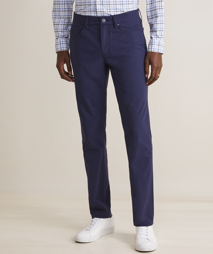 On-The-Go Canvas 5-Pocket Pants | vineyard vines