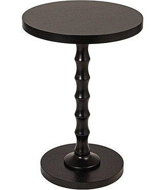 Creative Co Op Black Spindle Side Accent Table - Black | Dillard's
