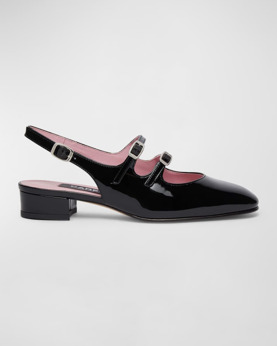 CAREL Peche Mary Jane Slingback Ballerina Flats | Neiman Marcus