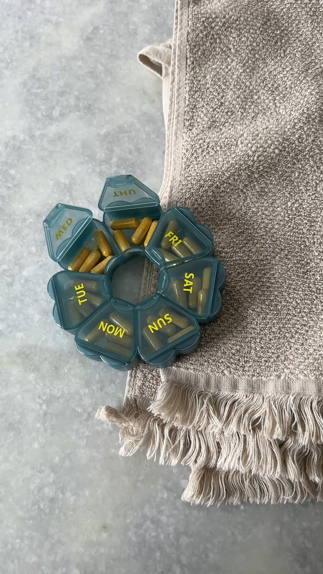 This vitamin organizer has been a lifesaver for me! I’m terrible at remembering to take vitamins each day but this makes it easy (and it looks cute on my desk!)

#LTKmorningroutine #LTKselfcare #LTKOver40