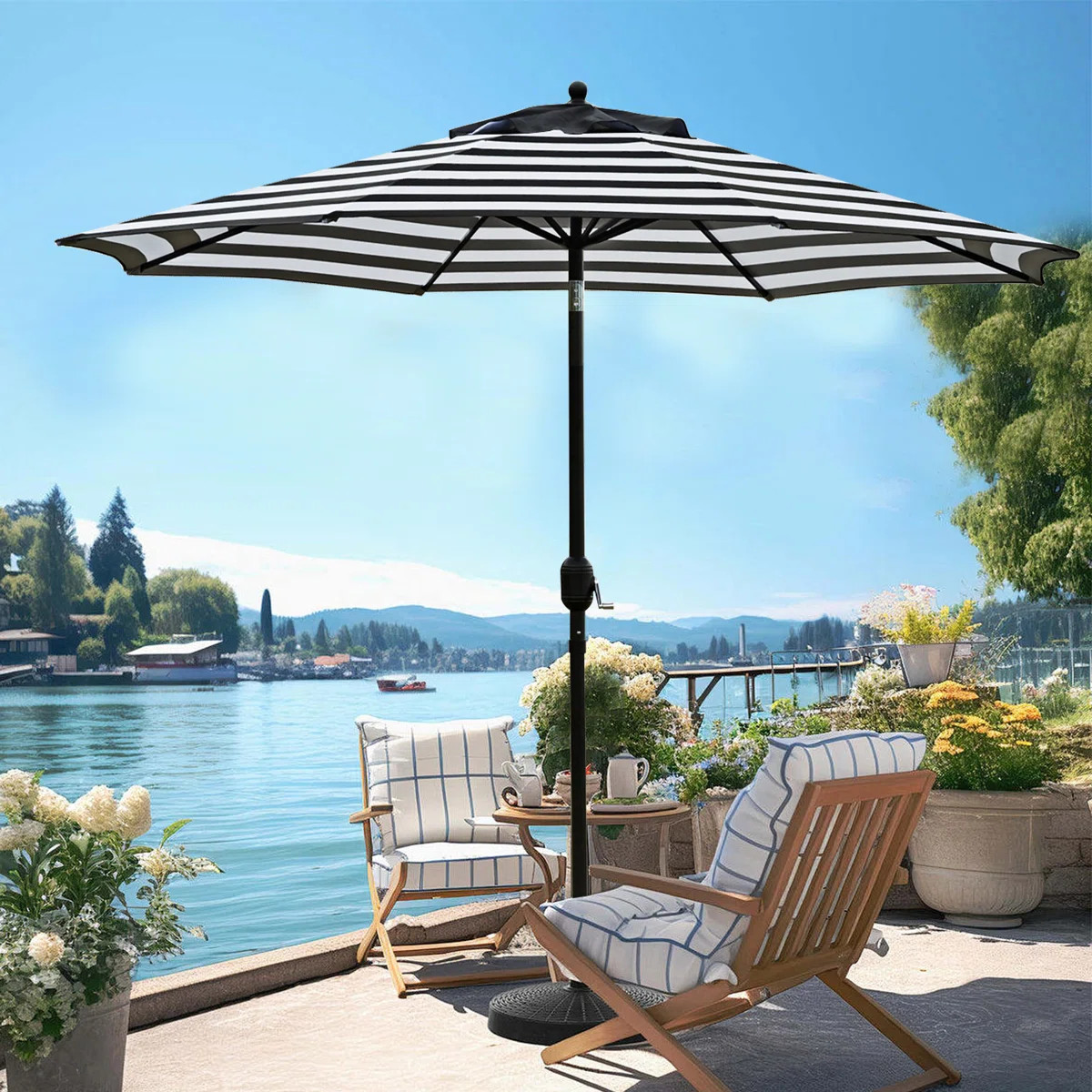 Jaenis 108' Tilt Market Umbrella | Wayfair North America