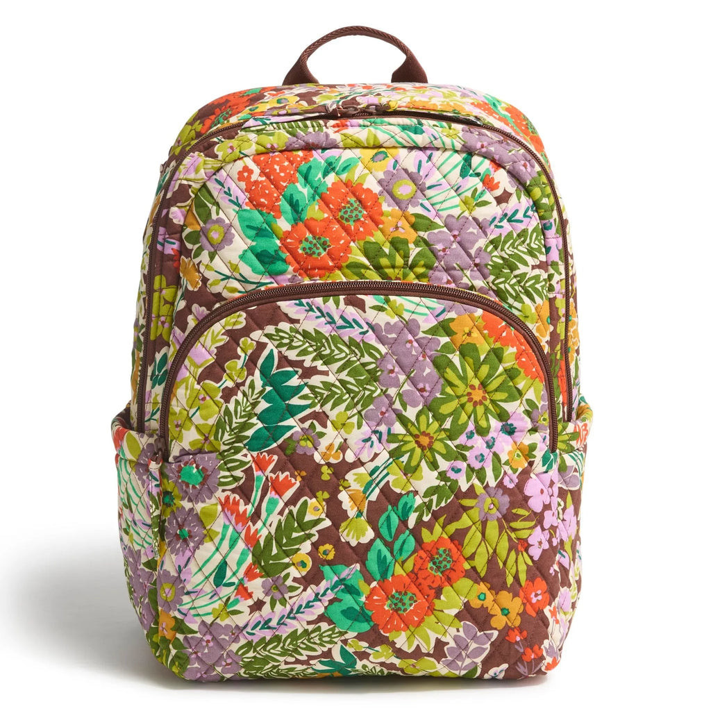 Vera Bradley Essential Large Backpack - Evening Garden | REBEL (formerly Rebelstork)