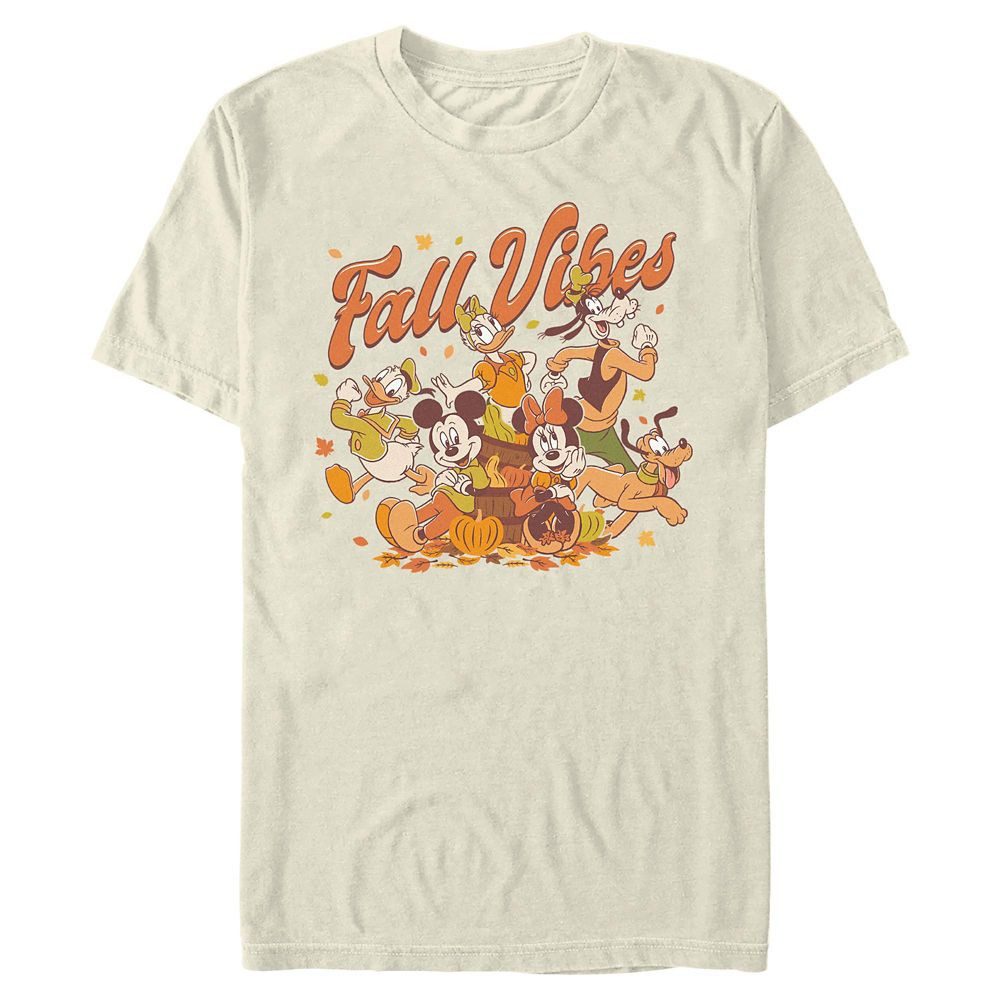 Mickey Mouse and Friends ''Fall Vibes'' T-Shirt for Adults | Disney Store