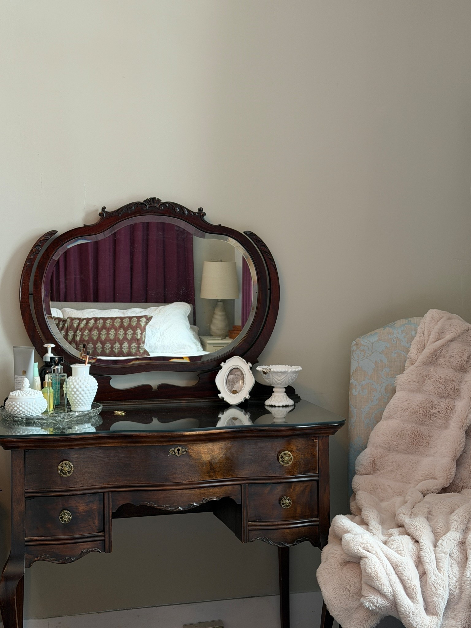 Reflections on my refreshed bedroom in my 1790’s home 
bedroom, primary, antique home 

#LTKSeasonal #LTKdayinmylife #LTKHome