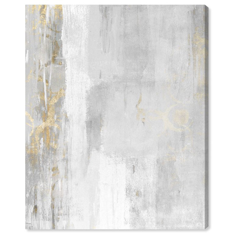 Runway Avenue Abstract Wall Art Canvas Prints 'Abstract Elegance' Paint - White, Gray | Walmart (US)