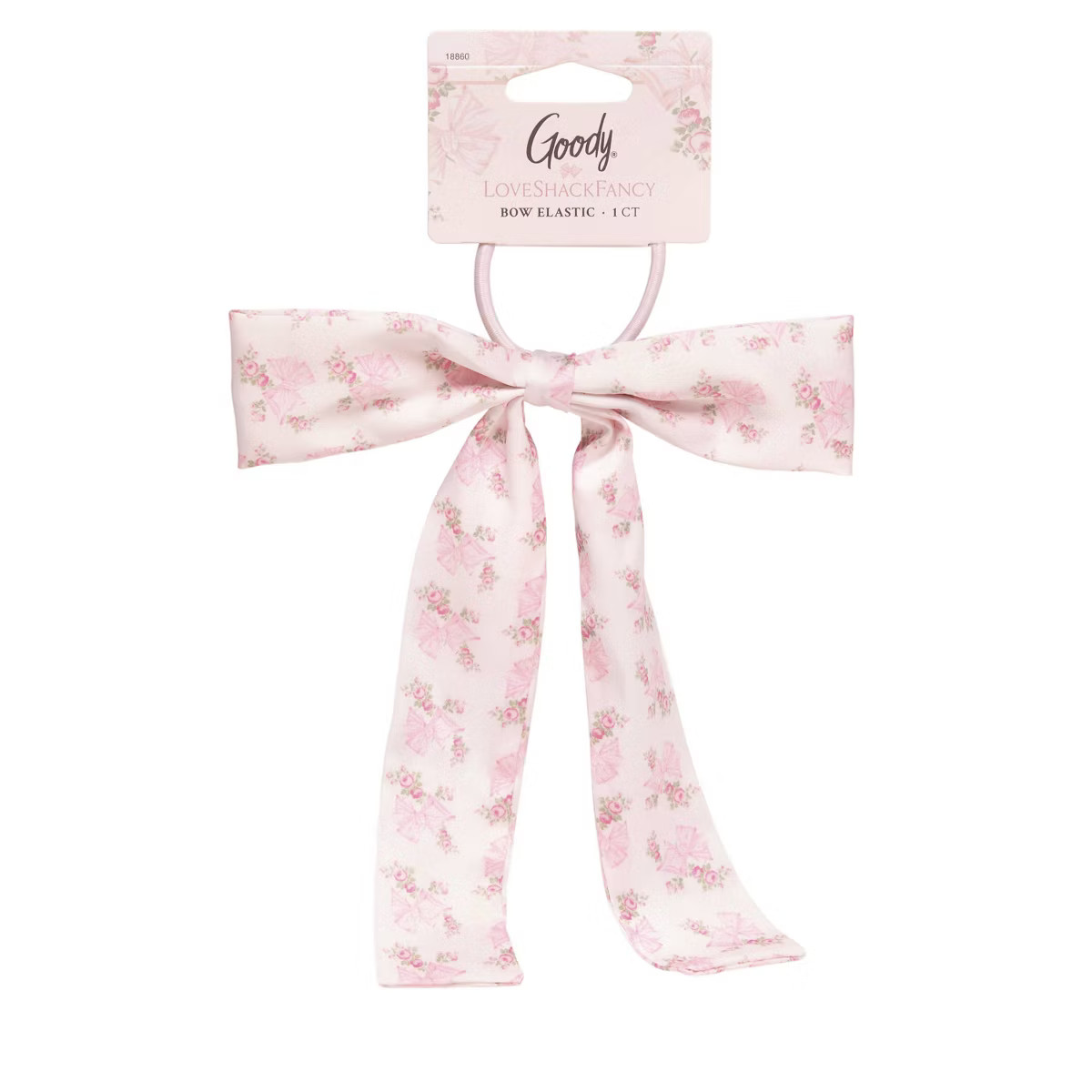 Goody x LoveShackFancy Ruffle Bow Hair Clip - Rosa Beaux | Target