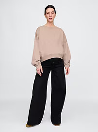 Maternity True Waistband Full Panel UltraSoft Baggy Jeans | Gap (US)