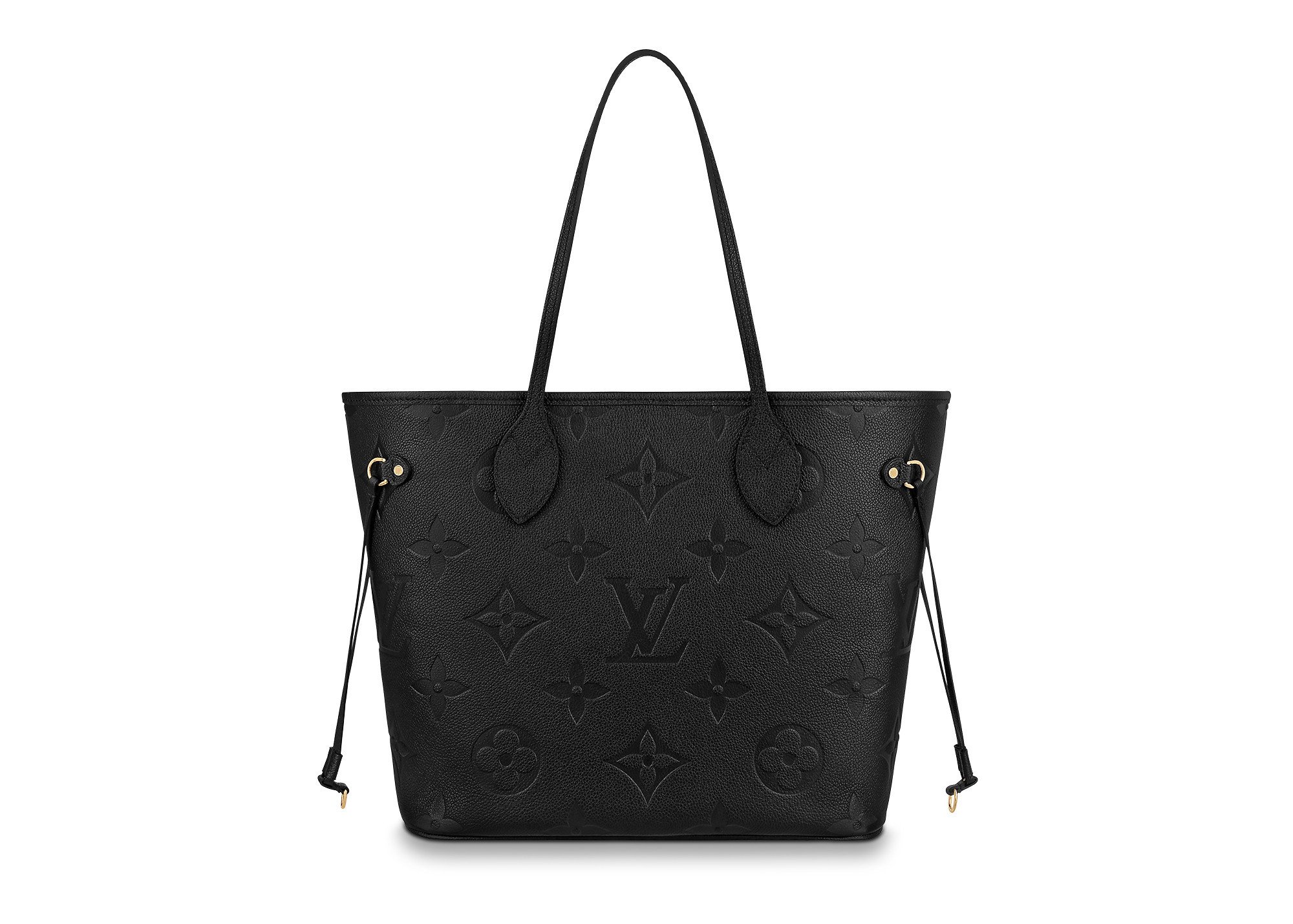 Women's Louis Vuitton Neverfull Empreinte MM in Black | StockX