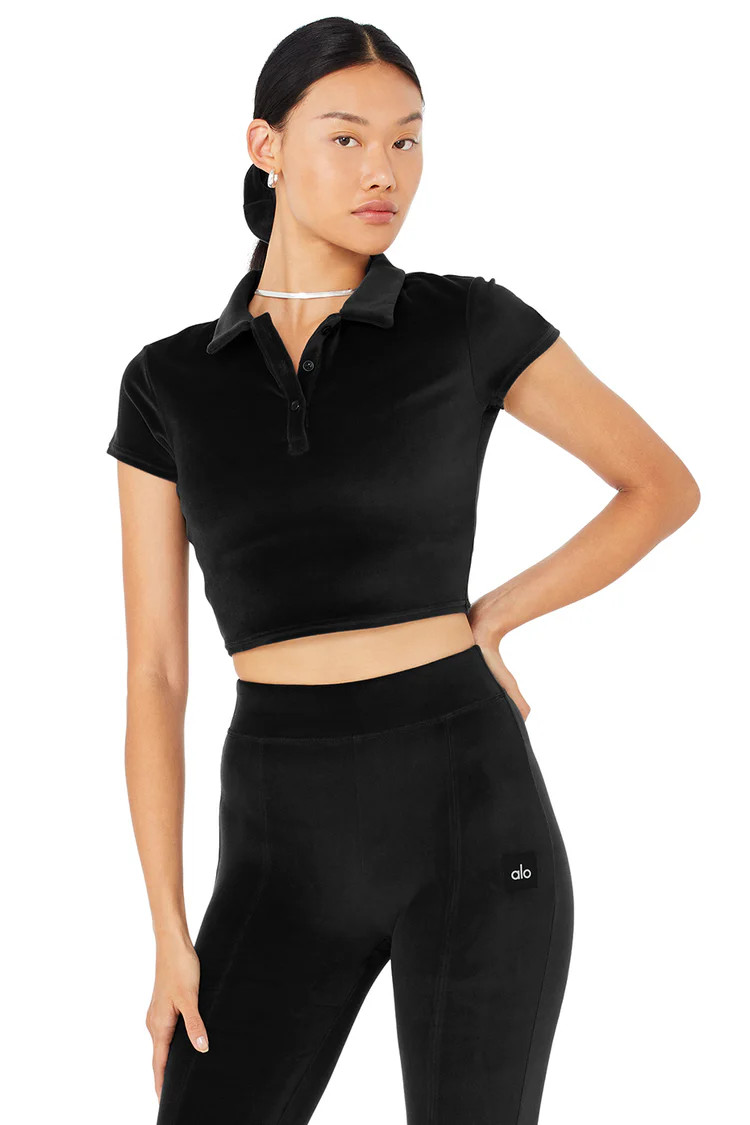 Velour Choice Polo | Alo Yoga (US)