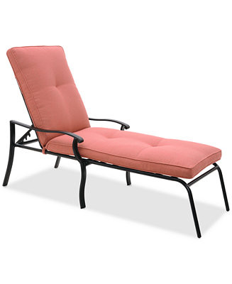 Wythburn Mix and Match Lattice Outdoor Chaise Lounge, Created for Macy's - Macy's | Macy's