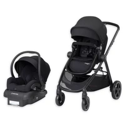 Maxi-Cosi® Zelia 5-in-1 Modular Travel System in Night Black | Bed Bath & Beyond