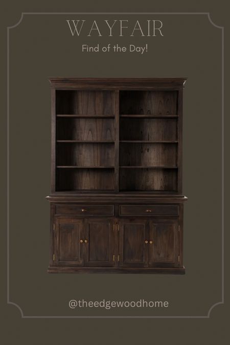 The price on this bookcase /cabinet is incredible. White glove delivery. 

#LTKSaleAlert #LTKHome