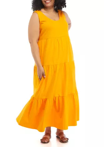 Plus Size Sleeveless Knit Maxi Dress | Belk