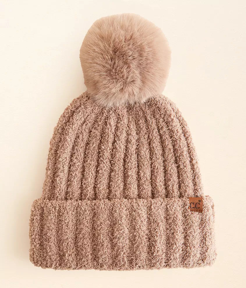 Chenille Pom Beanie | Buckle