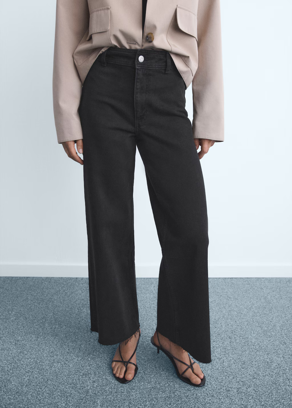 Catherin culotte high-rise jeans | Mango (US/MX/AU)