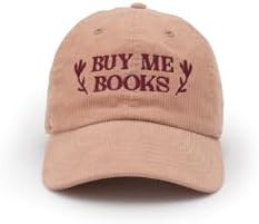 Out of Print Buy Me Books Hat - Pink Baseball Cap for Book Lovers | Amazon (US)