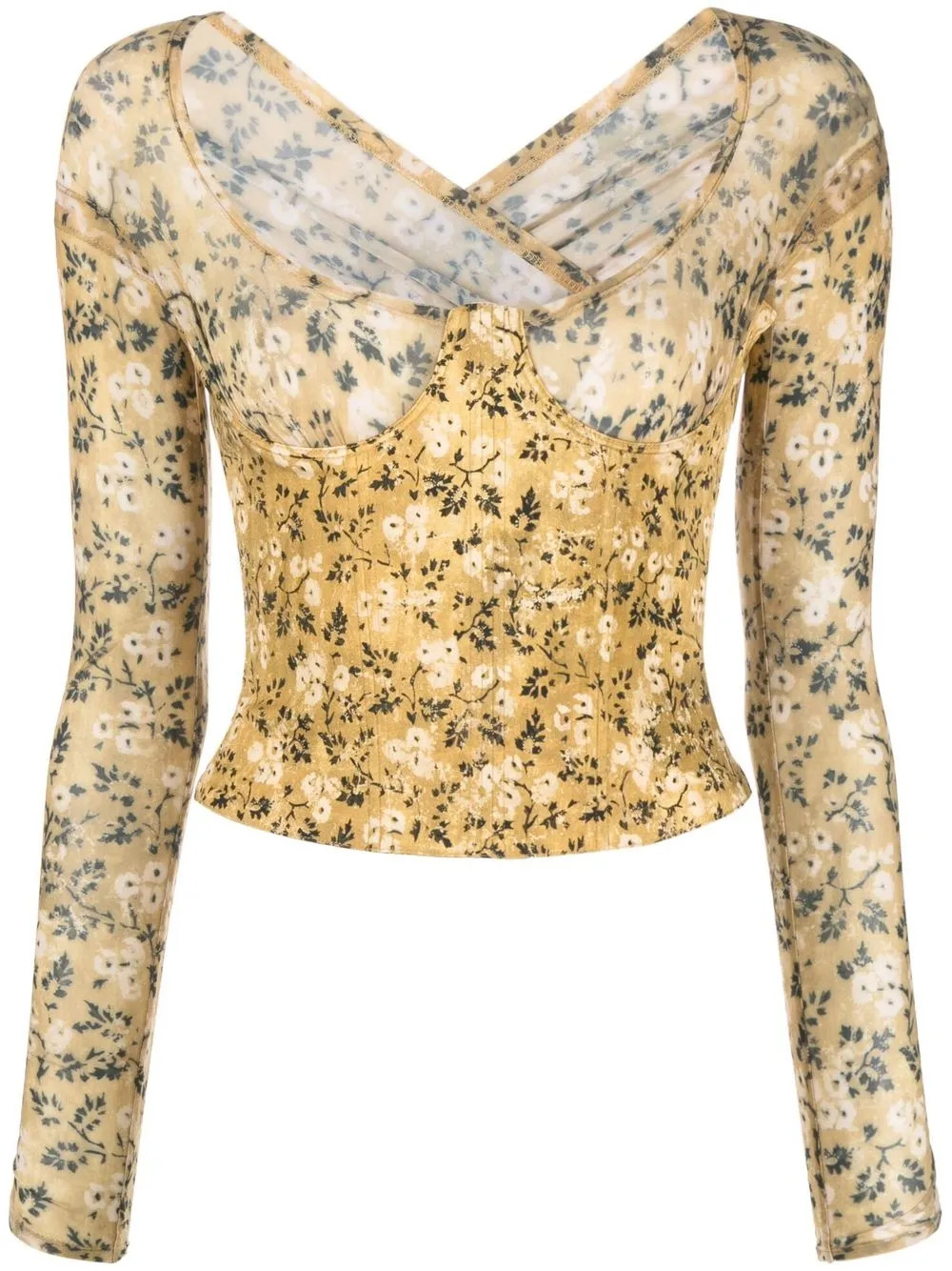 KNWLS Scythe Corset Top - Farfetch | Farfetch Global