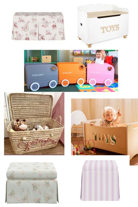 Toy storage ideas ottomans, toy boxes custom 

#LTKHoliday #LTKGiftGuide #LTKkids