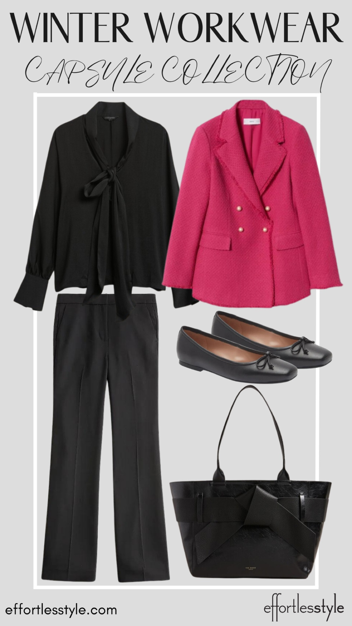 All black with a pop of hot pink 🖤🖤🖤💞

#LTKworkwear #LTKSeasonal #LTKstyletip