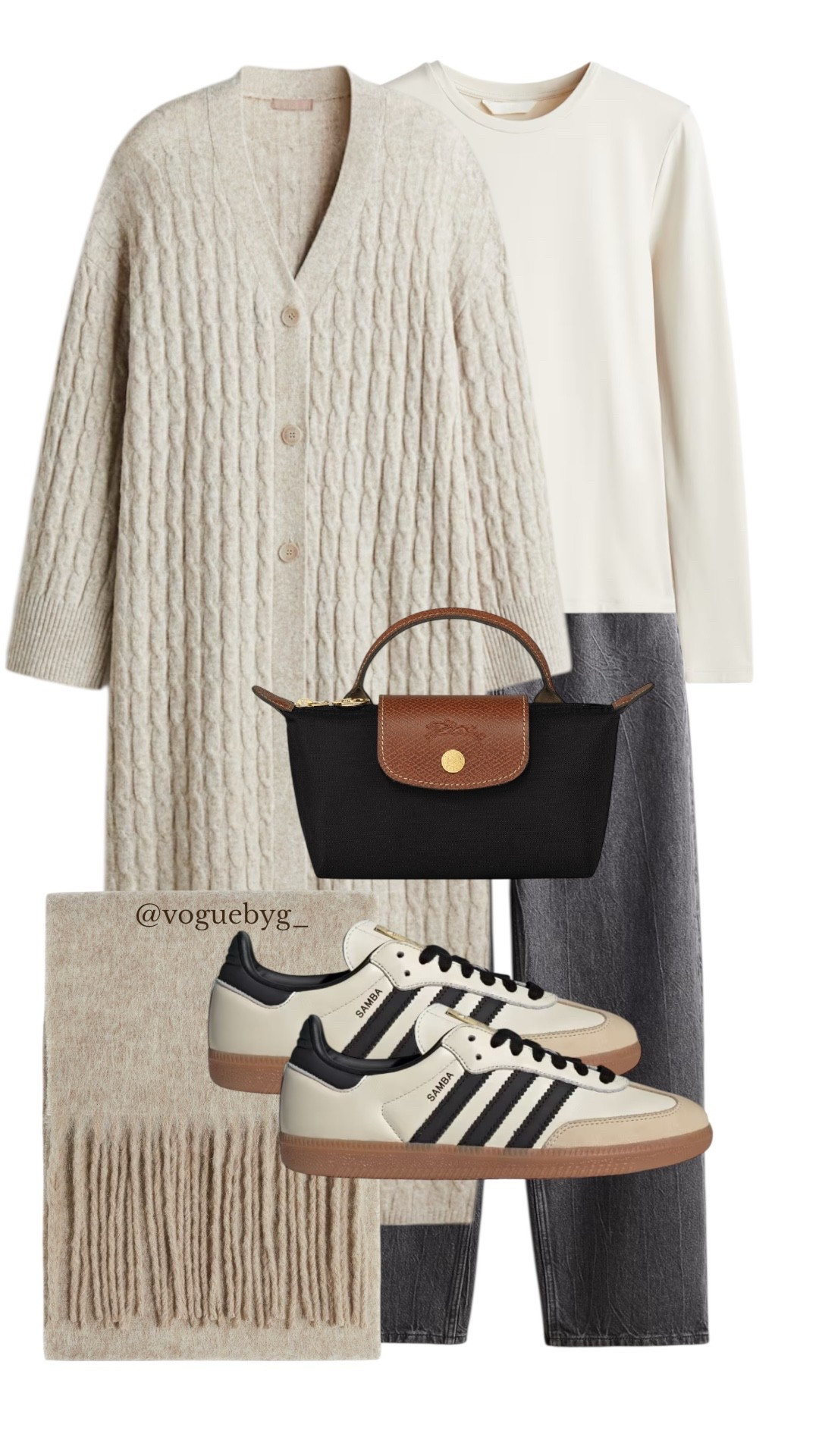 Where comfort meets classic — neutral tones and easy textures 🤍 #MinimalStyle #OOTD 

#LTKfall #LTKcanada #LTKjeans