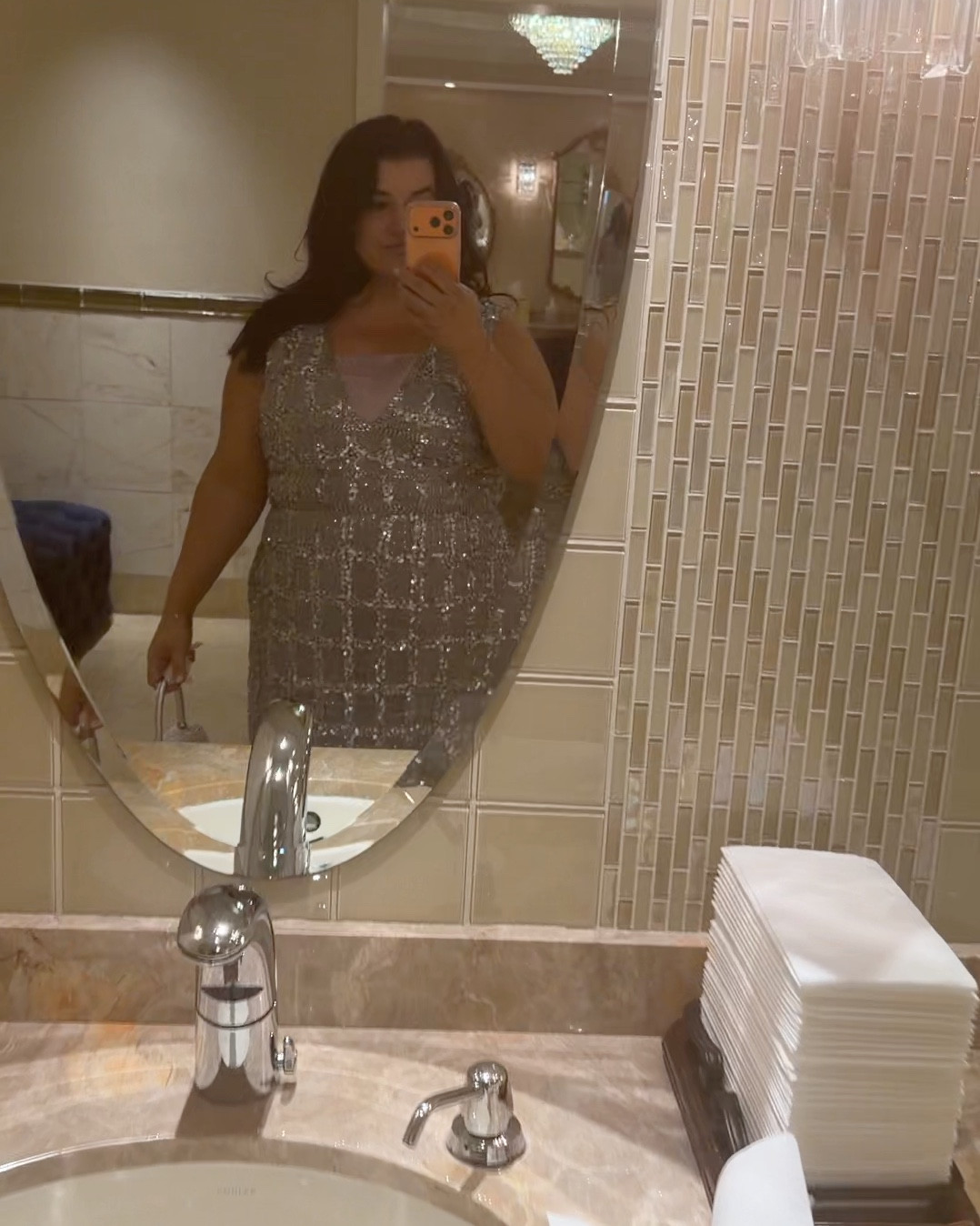 Wedding guest dress. Albanian wedding guest dasem #weddingguest #sparklydress #beadeddress 

#LTKPetite #LTKHoliday #LTKMidsize