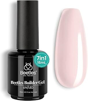 Beetles Builder Nail Gel for Nails 7 in 1 Cover Nude Translucent Builder Strengthener Gel Jelly G... | Amazon (US)