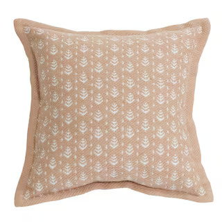 Hampton Bay 20 in. x 20 in. Putty Square Outdoor Throw Pillow ZZ-PI-P25 - The Home Depot | The Home Depot