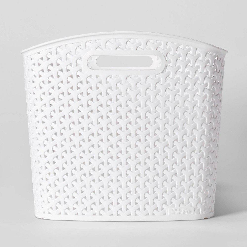 Y-Weave Storage Curved Bin White XL - Room Essentials | Target