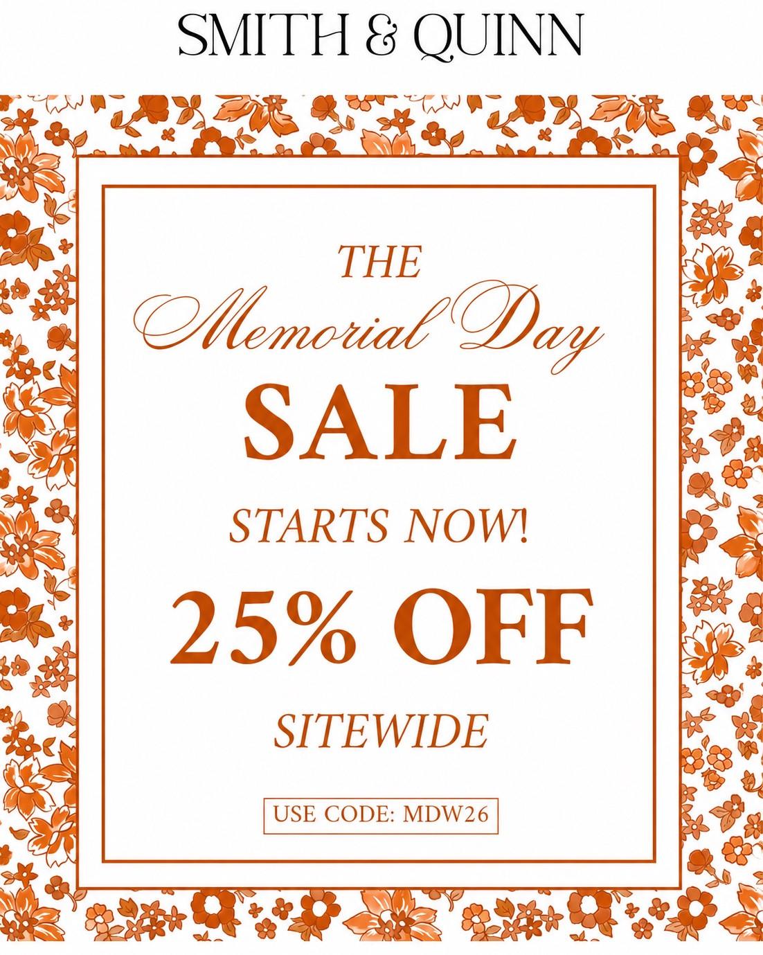 25% off SITEWIDE at @smithandquinn using code MDW26! The moisture wicking,
Breathable materials of these pieces make them a must have for those hot game days!!