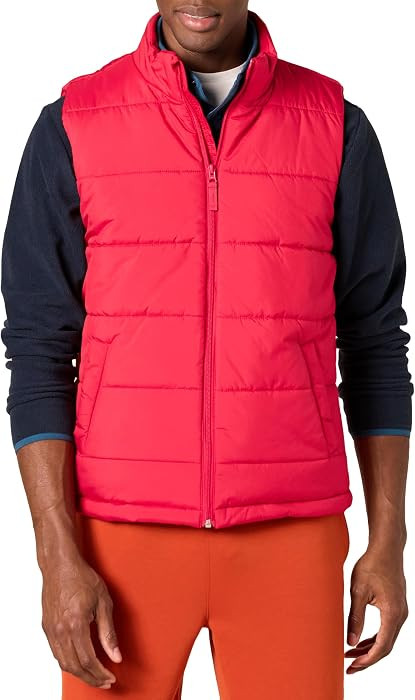 Amazon Essentials mens Mid-weight Puffer Vest | Amazon (US)