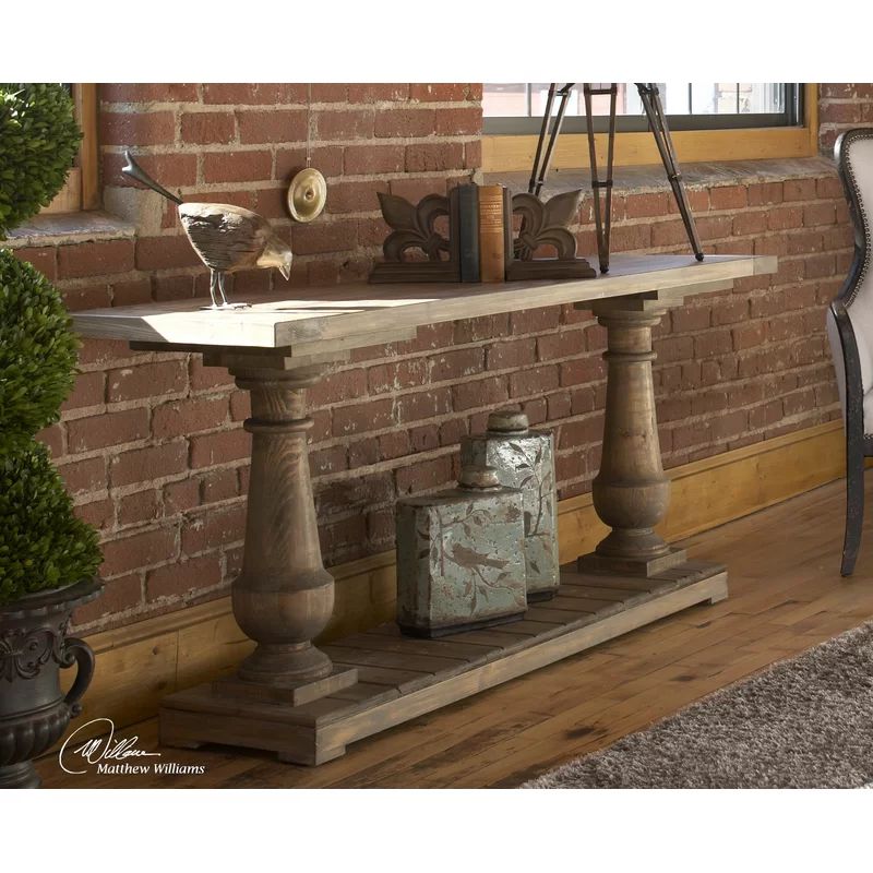 Hinsdale 71'' Solid Wood Console Table | Wayfair North America