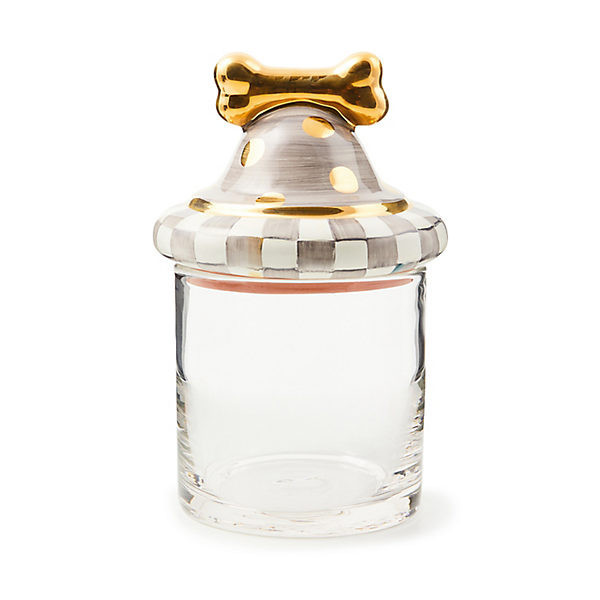 MacKenzie-Childs Sterling Canine Cookie Jar | MacKenzie-Childs