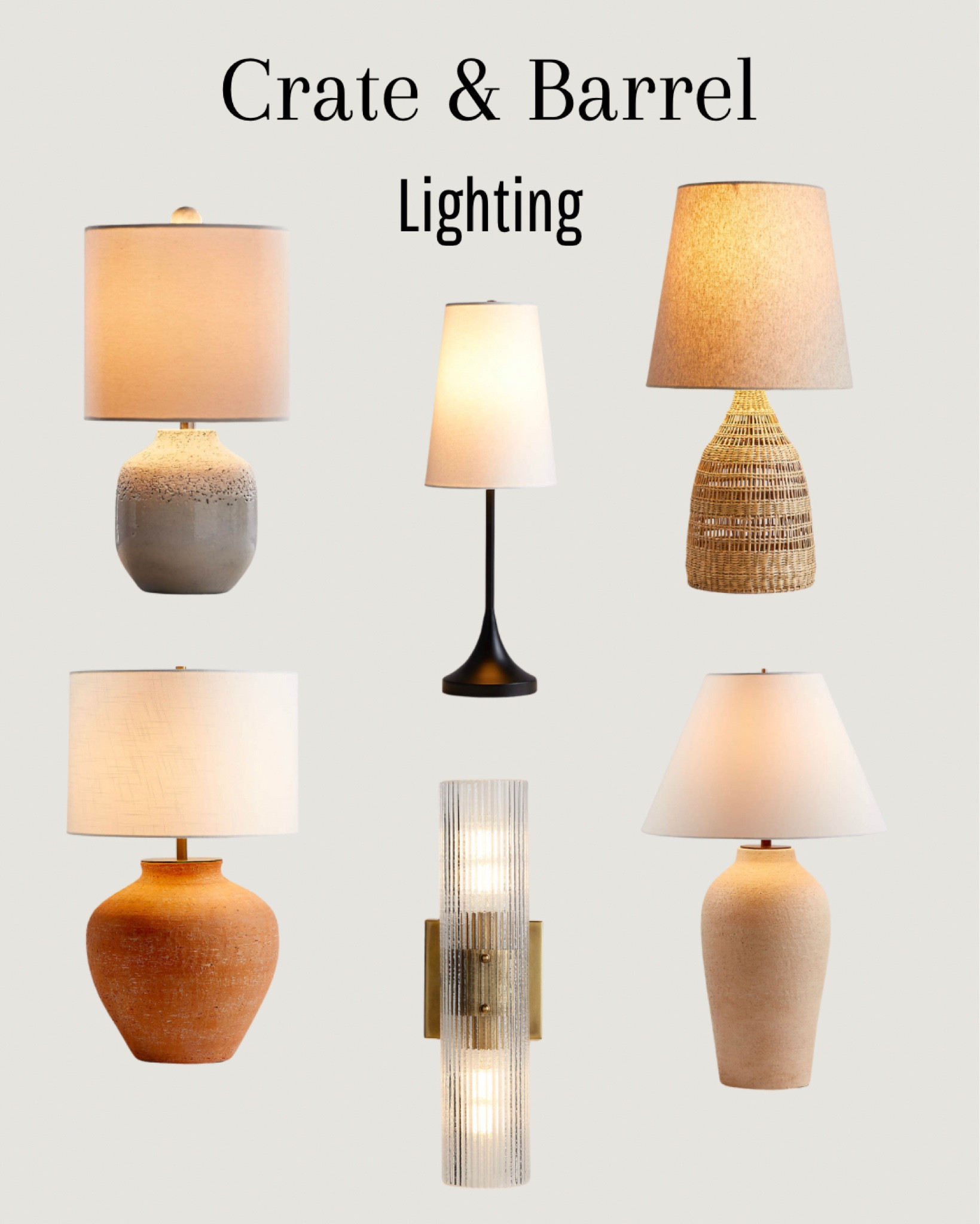 Crate & Barrel lighting🤍

#LTKhome #LTKSeasonal #LTKstyletip