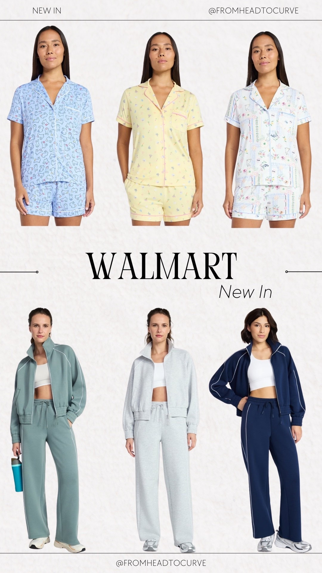 Walmart New In Finds!

✨ Notch Collar Top and Shorts Pajama Sets Under $20 Perfect for Spring & Easter!

✨ The Avia Women's ScubaKnit Track jacket and matching pants goes up to a 3X and is under 50!

Walmart Finds | Plus Size Fashion | Walmart Fashion | Walmart Creator | 2 Piece Sets For Women 

#LTKootd #LTKdayinmylife #LTKPlusSize