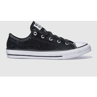 converse black all star ox glitter girls youth | Schuh