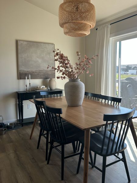 Fall dining room (so far)!

Vase is from hobby lobby



#LTKSeasonal #LTKhome #LTKFind