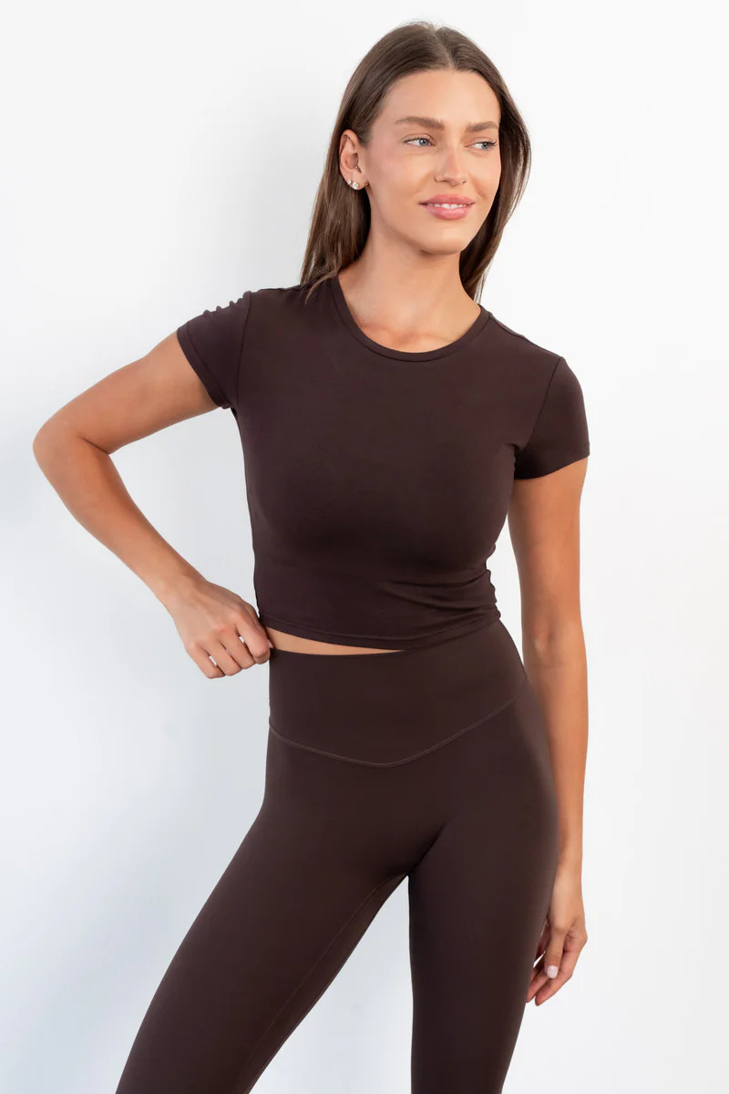 Vitality Basis® Tee - Espresso | Vitality