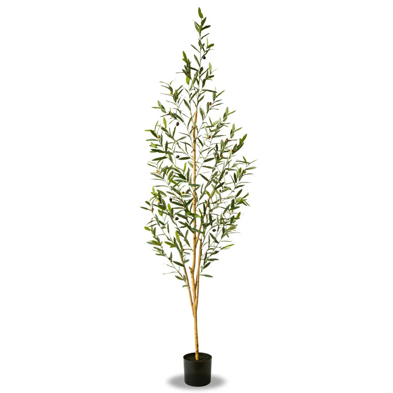 Faux Olive Tree in Pot | Wayfair North America