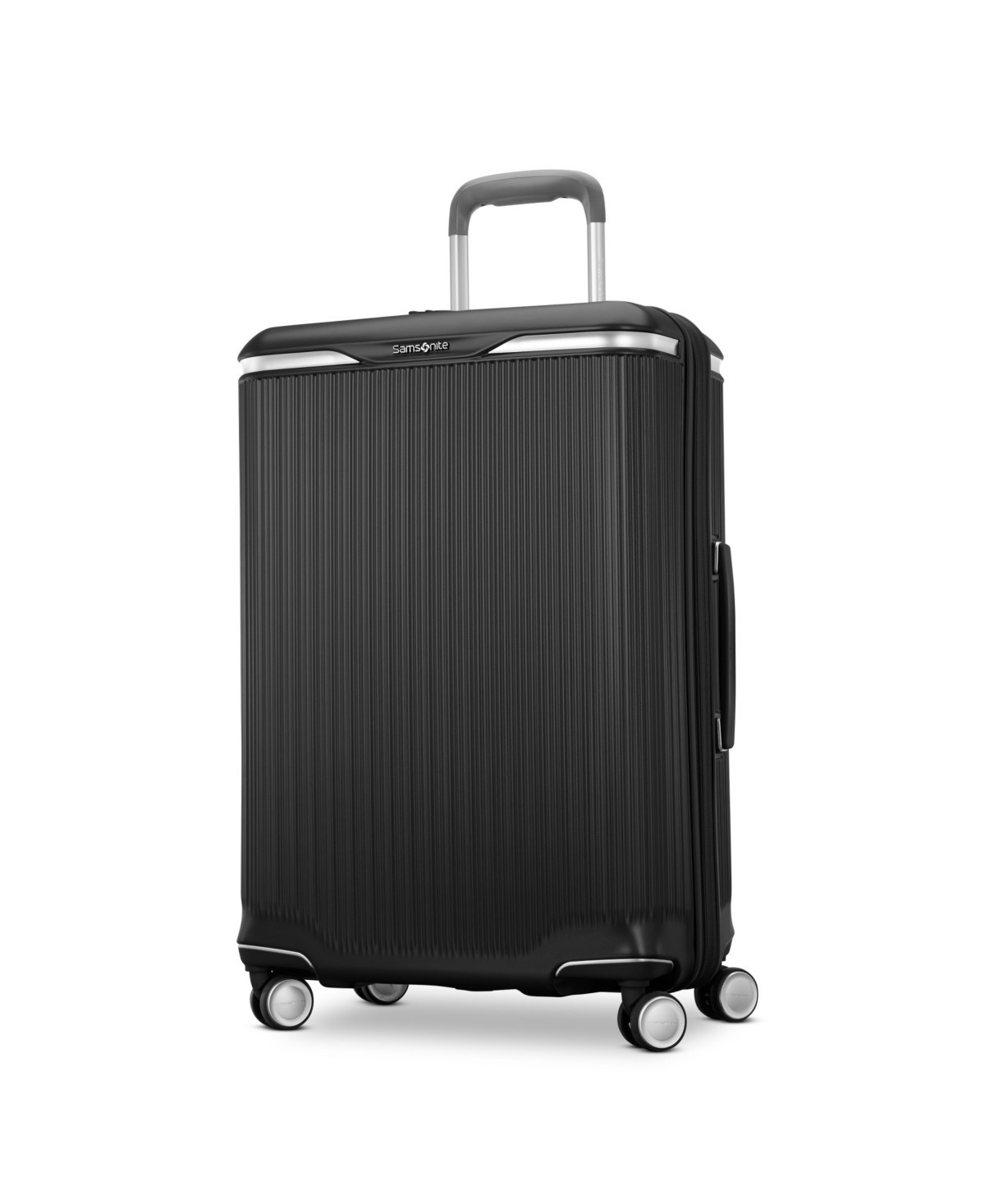 Samsonite Silhouette 18 25" Medium Expandable Hardside Spinner - Black | Macy's
