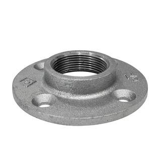 1-1/2 in. Black Iron Floor Flange | The Home Depot