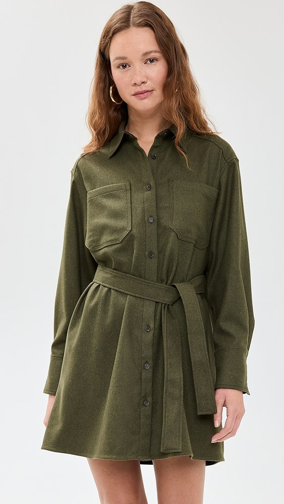 La Ligne Wool Shirt Dress | Shopbop | Shopbop