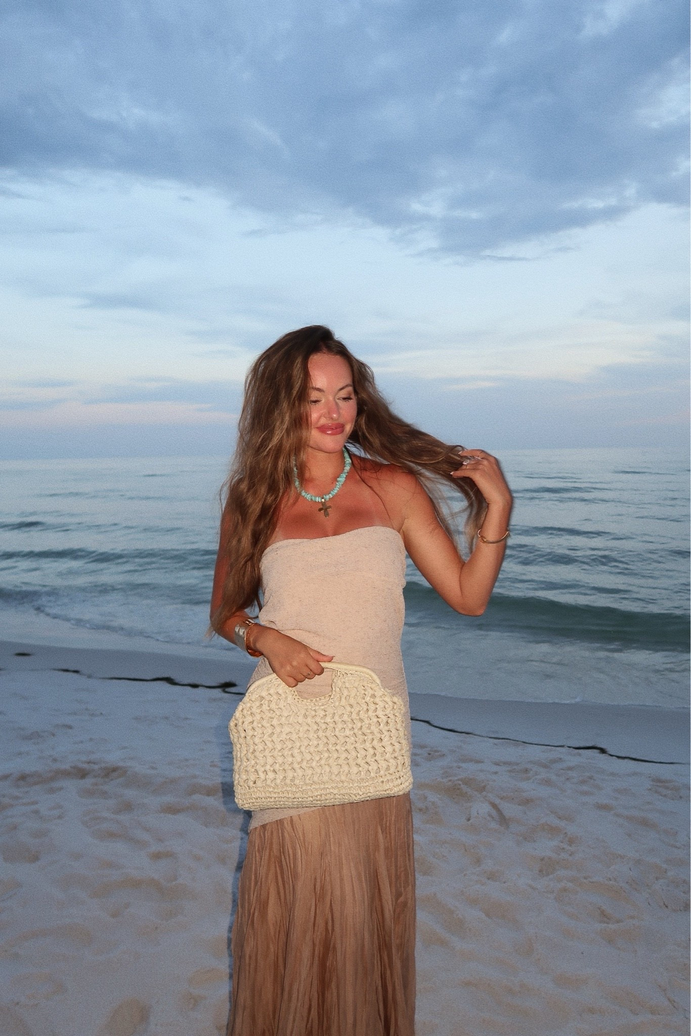 Vacation outfit! I tied the dress so it looks strapless & im in a size S!

#LTKootd #LTKTravel #LTKSaleAlert