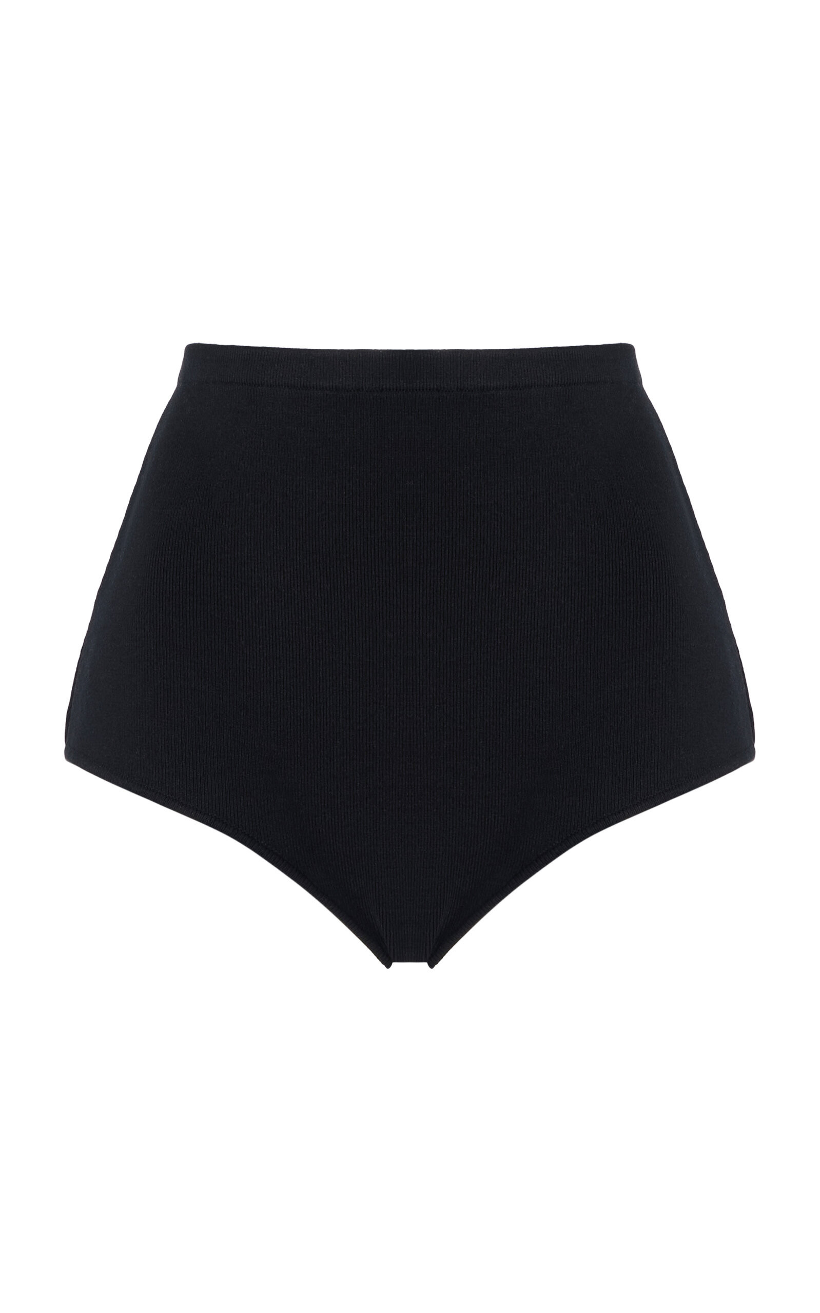 The Frankie Shop - Alissa Knitted Briefs - Black - XS - Moda Operandi | Moda Operandi (Global)
